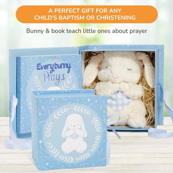 Tickle & Main Everybunny Prays The Praying Musical Bunny, Baptism & Easter Gifts - Picture 4 of 10